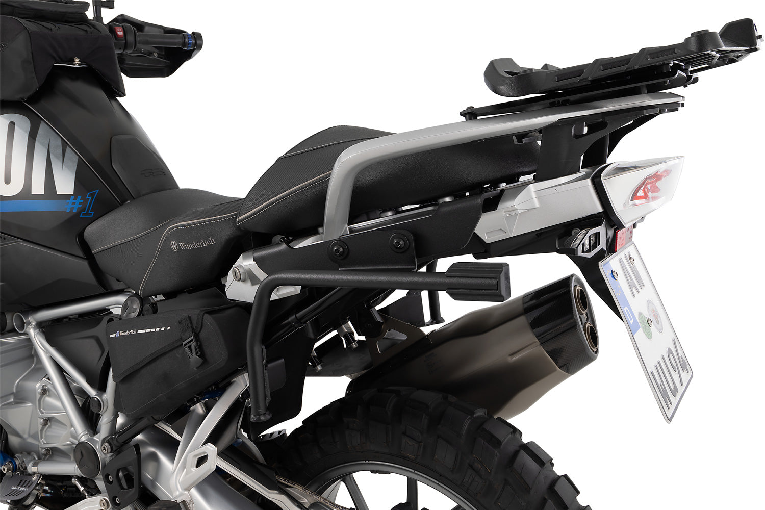 Wunderlich Luggage Carrier X-Rack Light R 1250 GS | Black - Pyramid Motorcycle Accessories