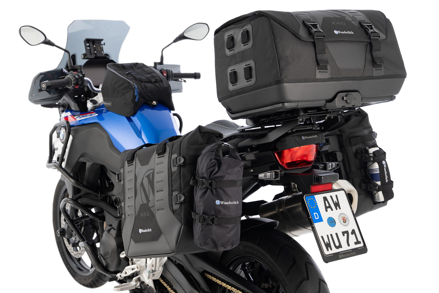 Wunderlich Luggage Carrier X-Rack | Black | BMW F 900 GS - Pyramid Motorcycle Accessories