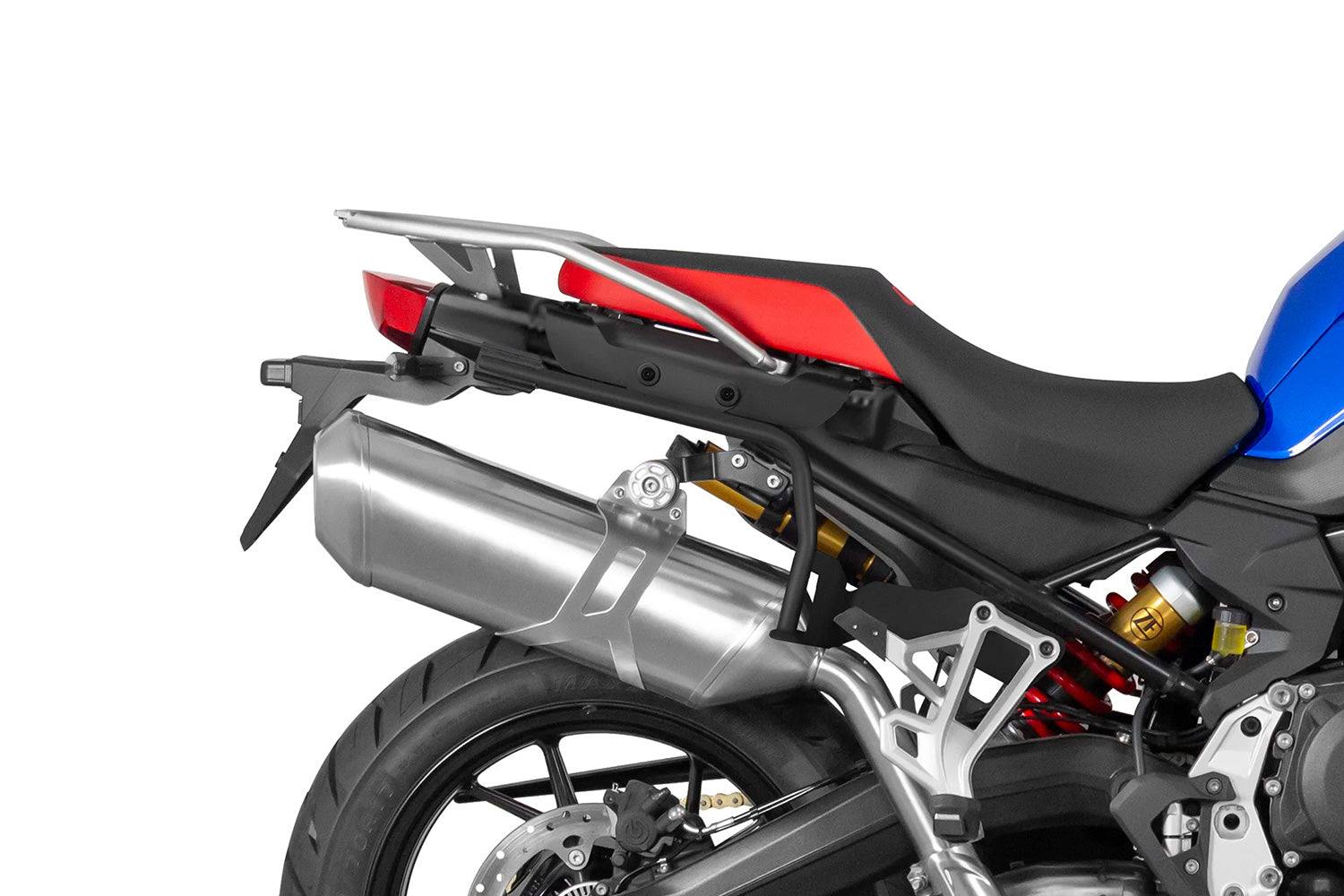Wunderlich Side Rack For Original Aluminium Panniers Piece | Black | BMW R 1300 GS - Pyramid Motorcycle Accessories