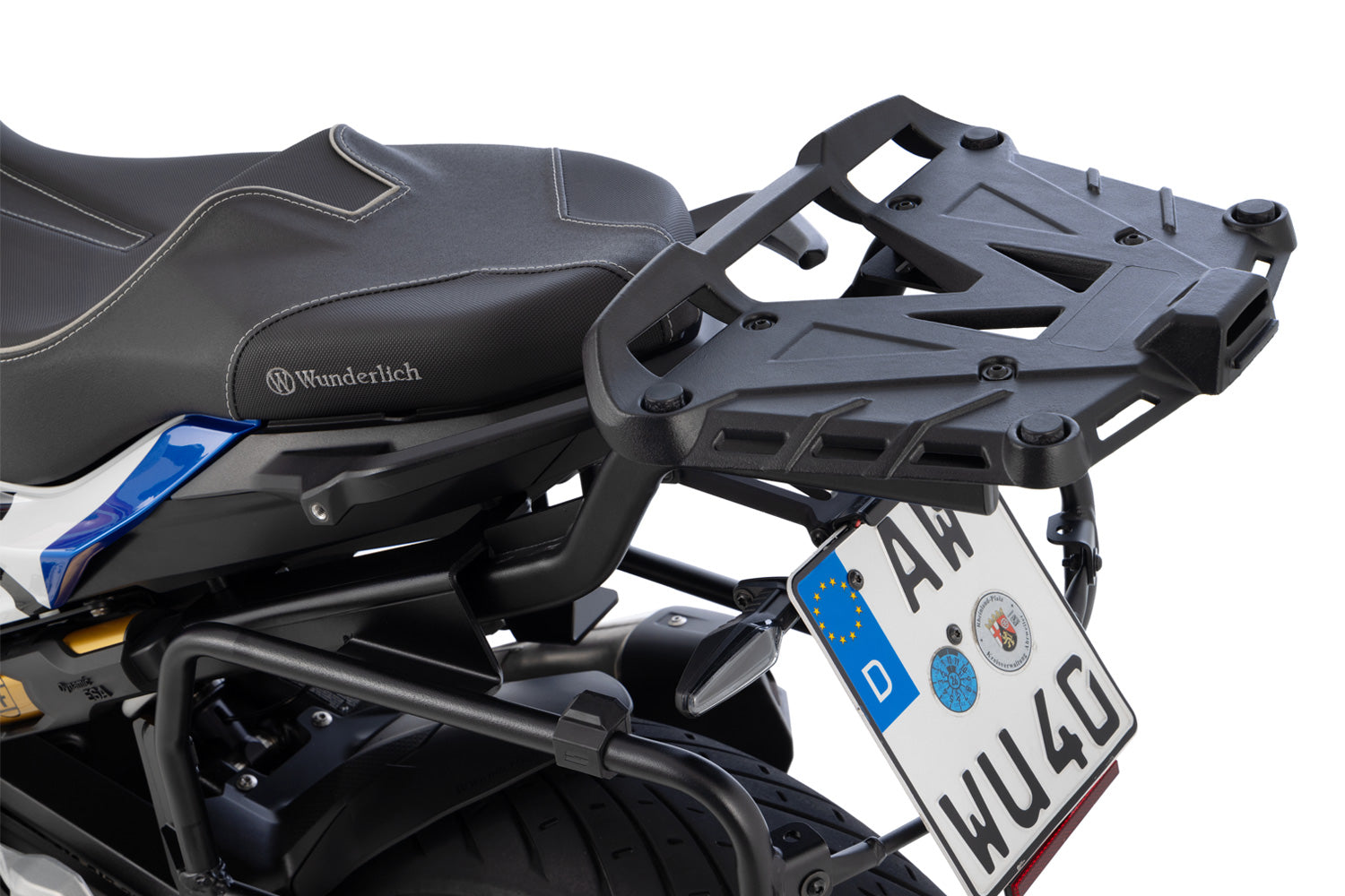 Wunderlich Top Case Carrier for Top Case Extreme Range | Black | BMW CE 04 - Pyramid Motorcycle Accessories