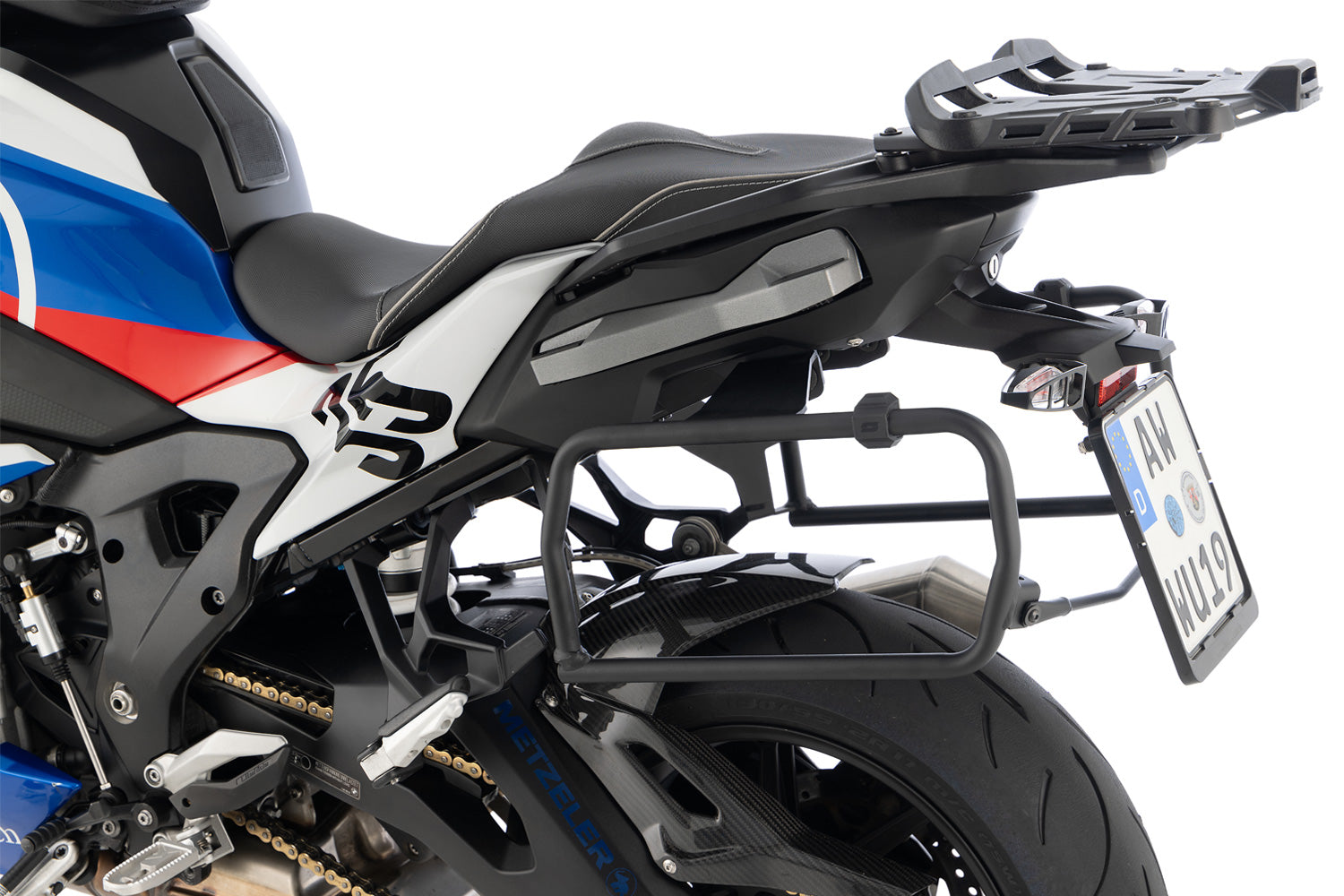Wunderlich Side Carrier X-rack Light | Black | BMW F 900 GS - Pyramid Motorcycle Accessories