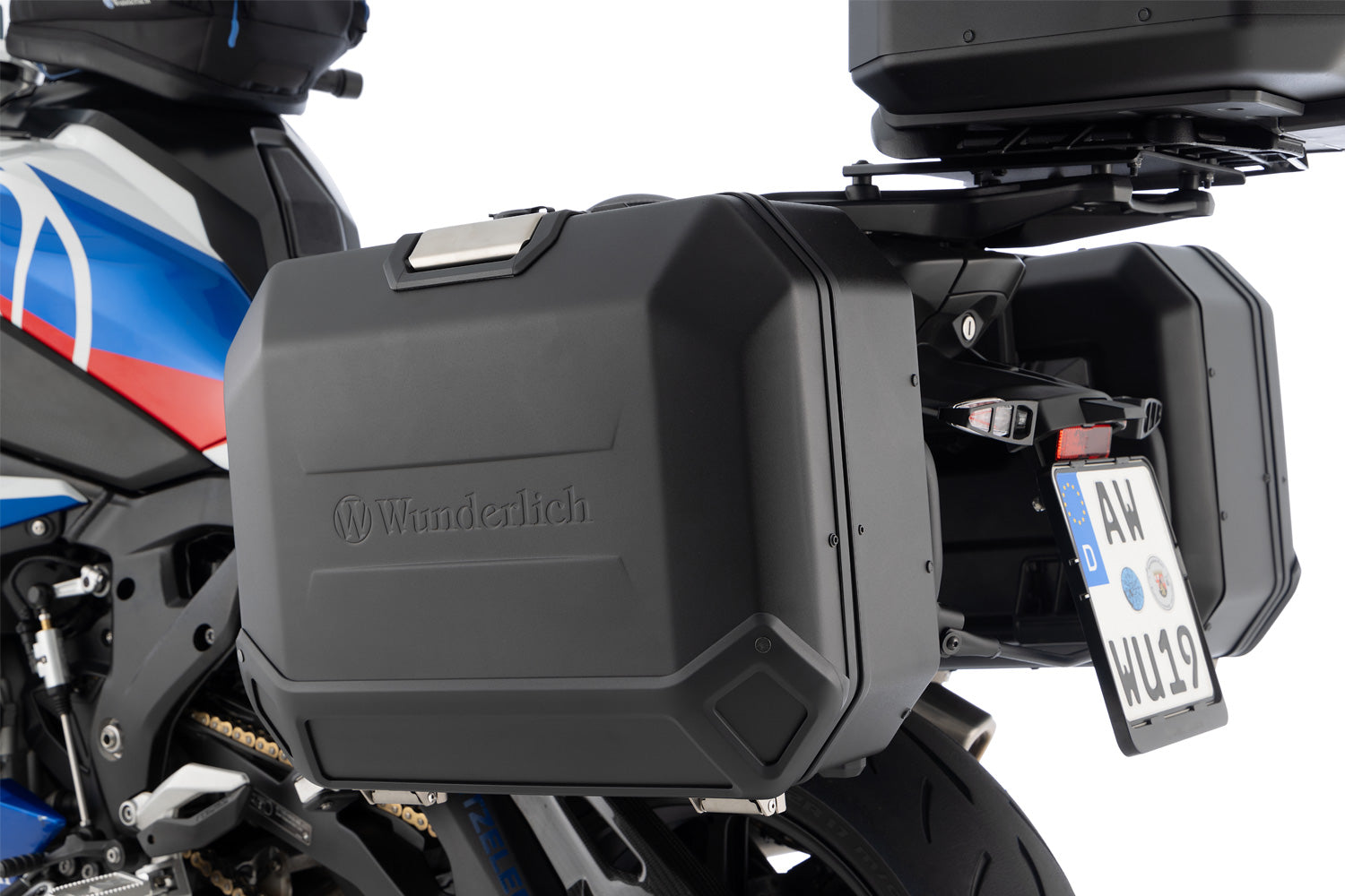 Wunderlich Side Carrier X-rack Light | Black | BMW F 900 GS - Pyramid Motorcycle Accessories