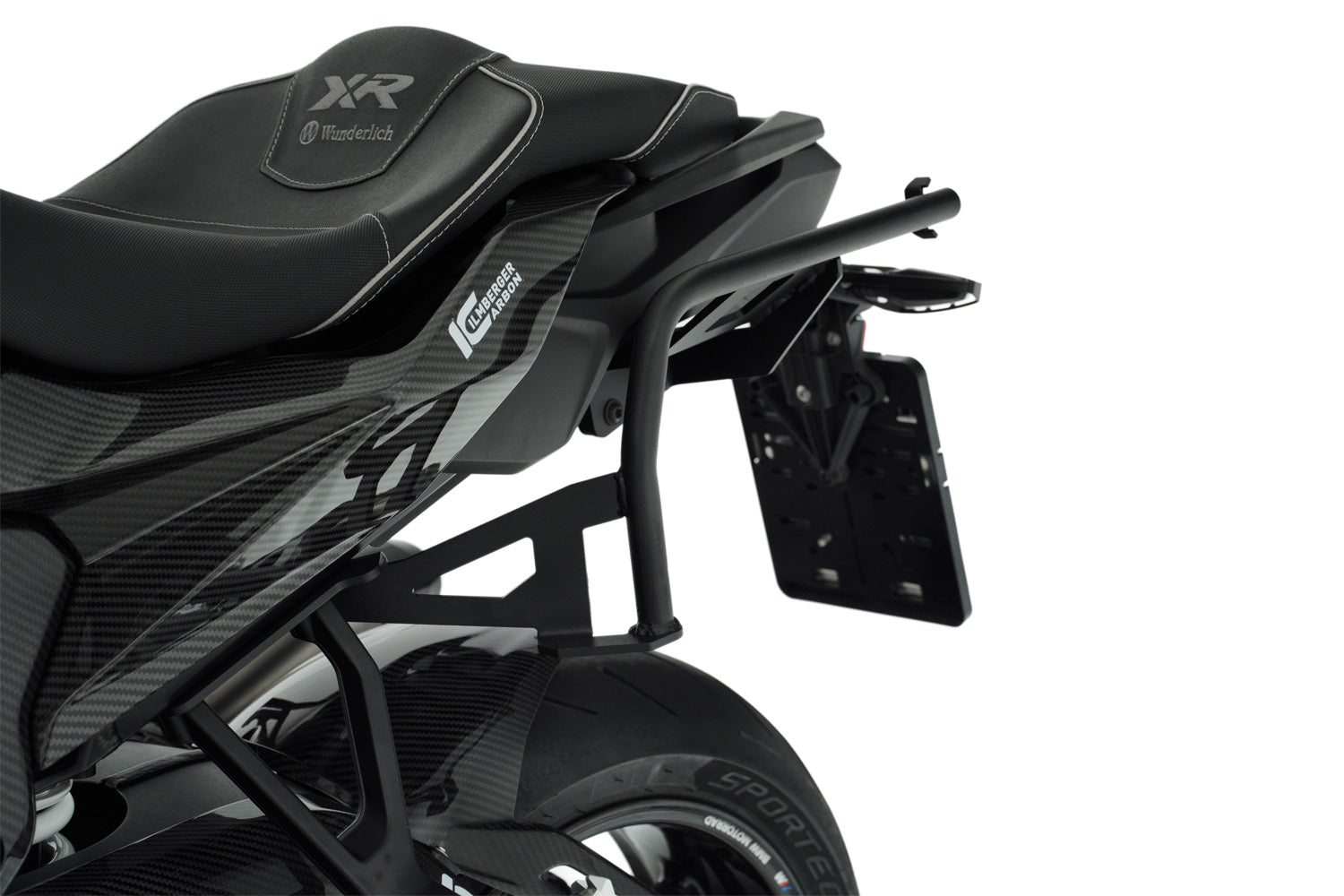 Wunderlich Luggage Wall Bracket System Set | Silver | BMW R 1250 GS - Pyramid Motorcycle Accessories
