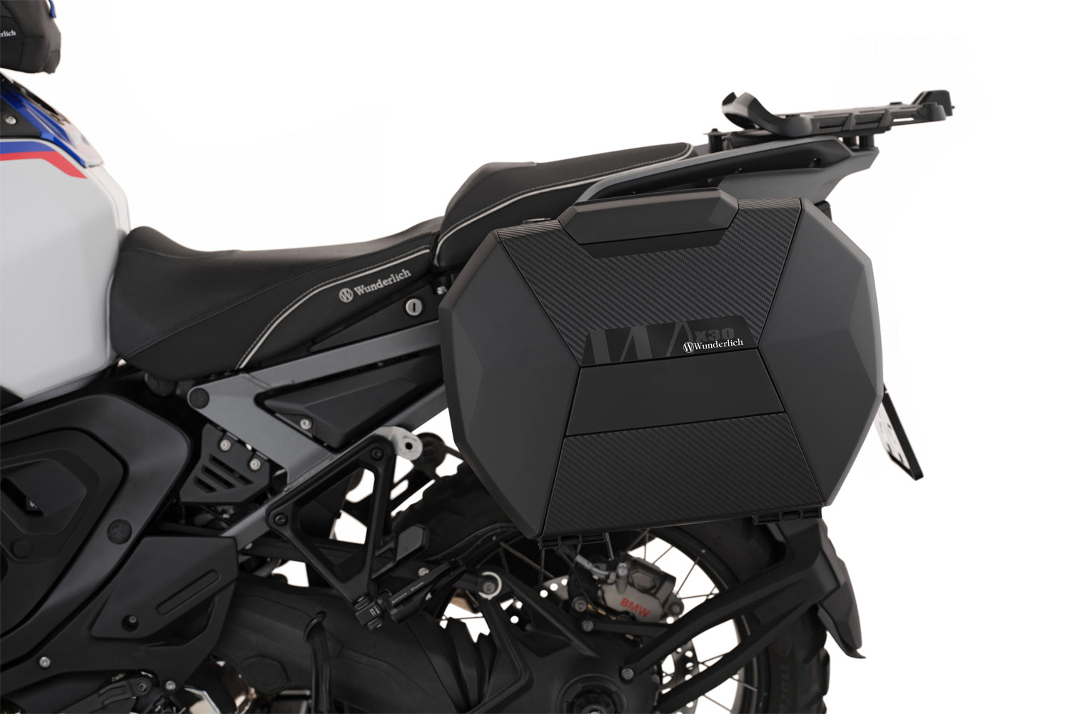 Wunderlich Vario Case Set X-Case X30 | Black-Silver | BMW R 1300 GS - Pyramid Motorcycle Accessories