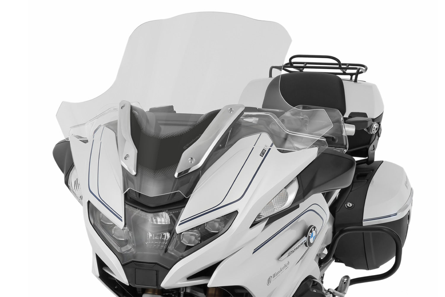 Wunderlich Marathon Windshield | Light Smoke | BMW R 1250 RT - Pyramid Motorcycle Accessories