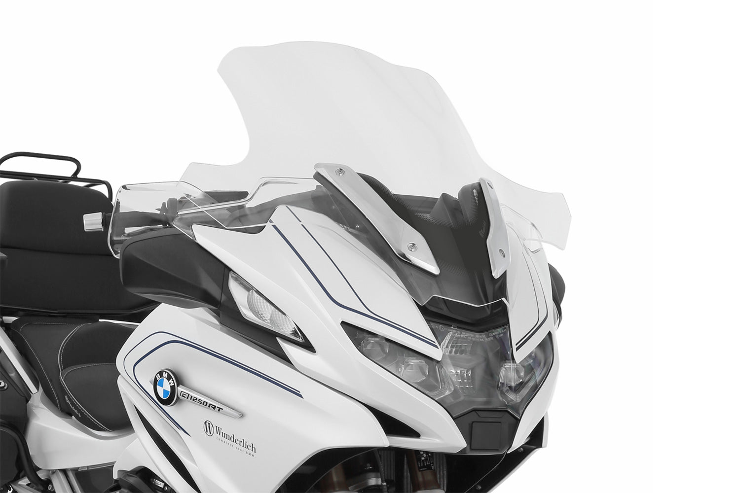 Wunderlich Marathon Windshield | Light Smoke | BMW R 1250 RT - Pyramid Motorcycle Accessories