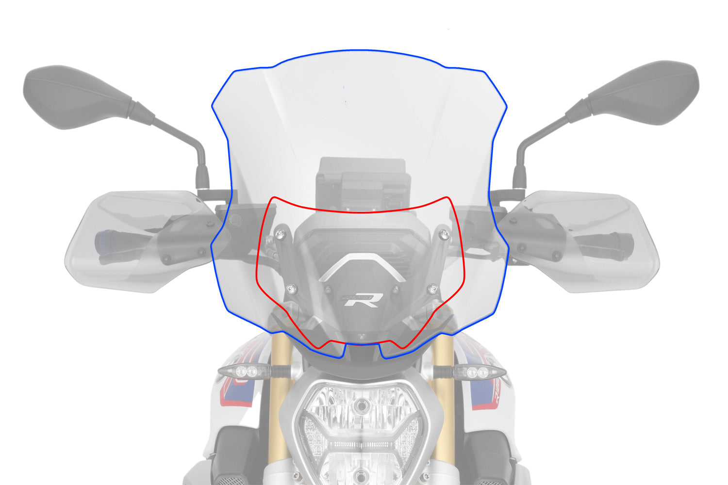 Wunderlich Marathon Windshield | Light Smoke | BMW C 400 GT - Pyramid Motorcycle Accessories