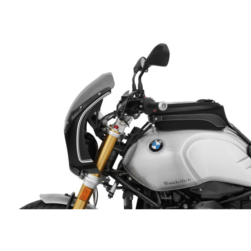 Wunderlich Daytona Cockpit Fairing Blackstorm Metallic | R nineT | White StripedΒ -Β Β Pyramid Motorcycle Accessories