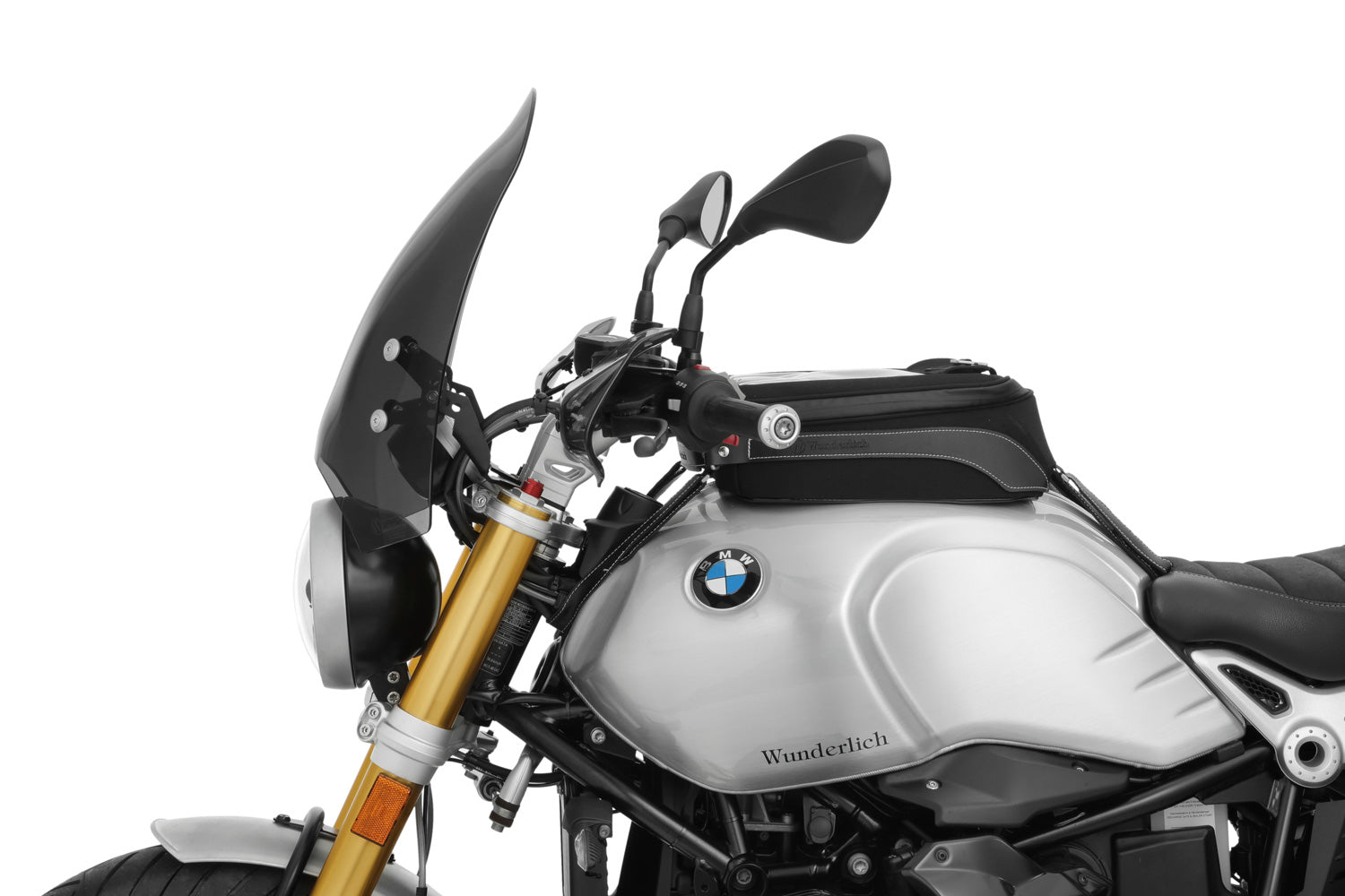 Wunderlich Touring Windshield 70th-Roadster | Clear | BMW R 12 - Pyramid Motorcycle Accessories
