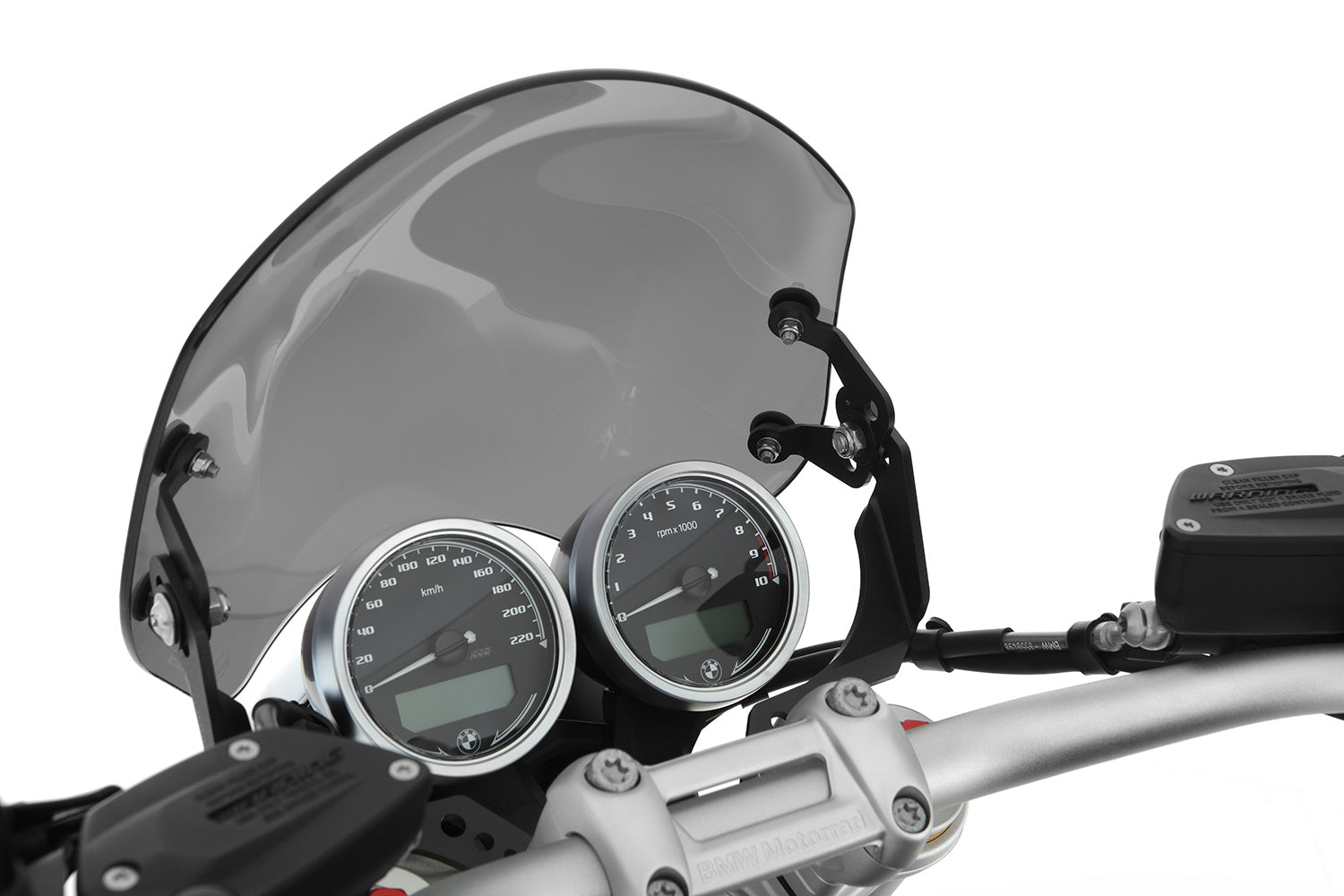Wunderlich Sport Windshield Speed Short | Light Smoke | BMW R nineT Scrambler - Pyramid Motorcycle Accessories