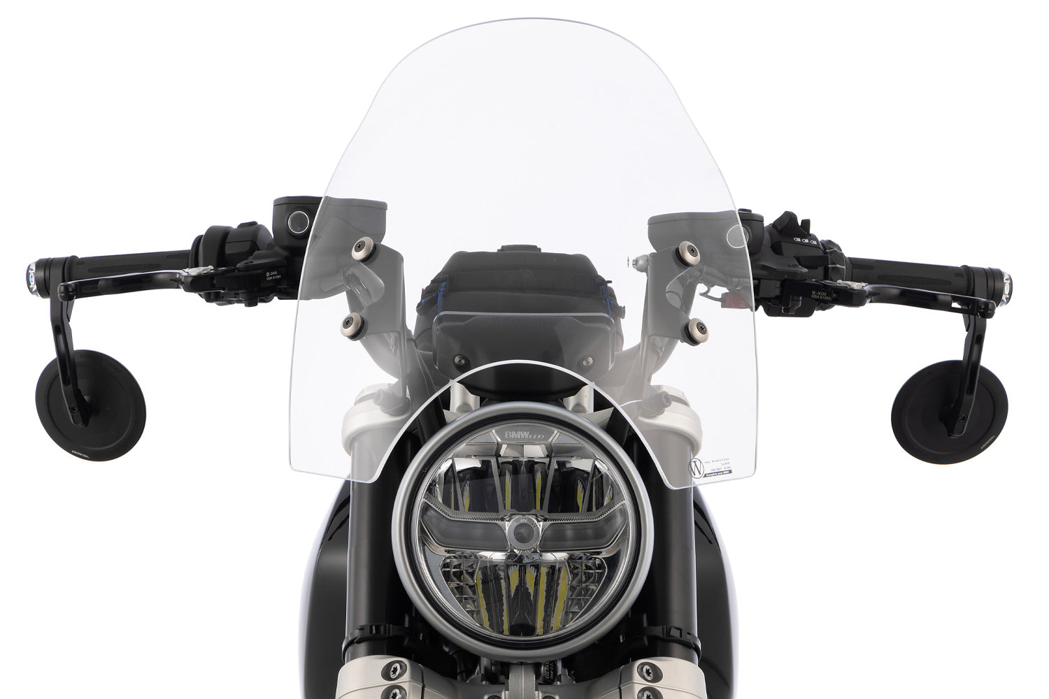 Wunderlich Touring Windshield 70th-Roadster | Light Smoke | BMW R 12 - Pyramid Motorcycle Accessories