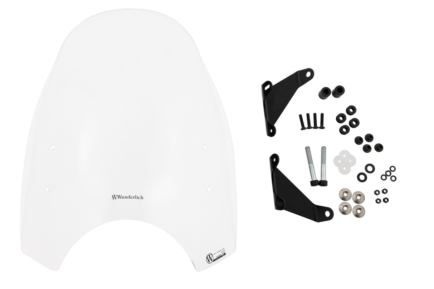 Wunderlich Touring Windshield 70th-Roadster | Light Smoke | BMW R 12 - Pyramid Motorcycle Accessories