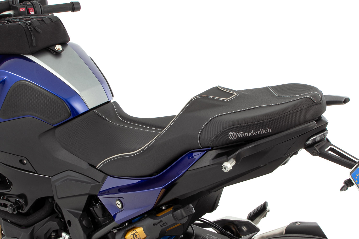 Wunderlich Aktivkomfort Seat Queens-edition High | Black - Pyramid Motorcycle Accessories