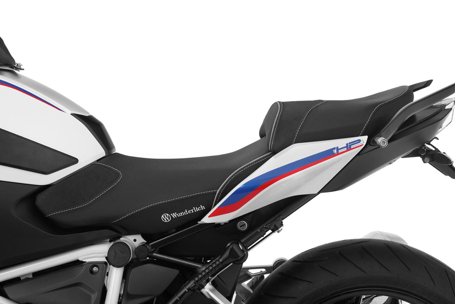 Wunderlich Passenger Seat Thermopro Aktivkomfort Standard | Black | BMW S 1000 R - Pyramid Motorcycle Accessories