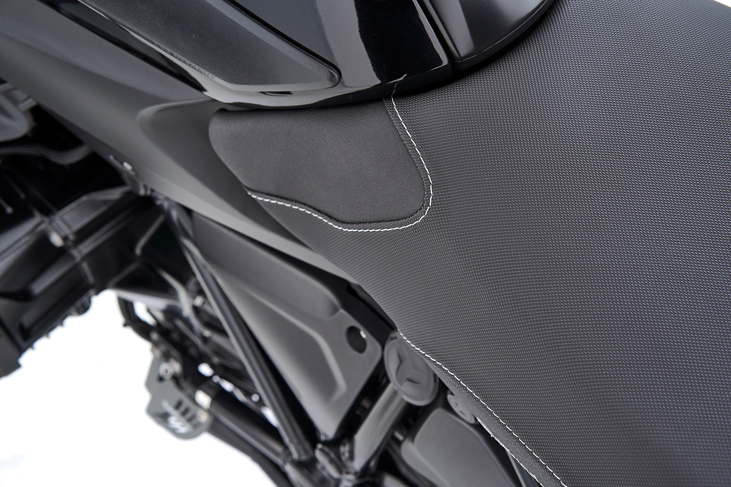 Wunderlich Aktivkomfort Rider Seat with Heating Smart Plug & Play High | Black - Pyramid Motorcycle Accessories