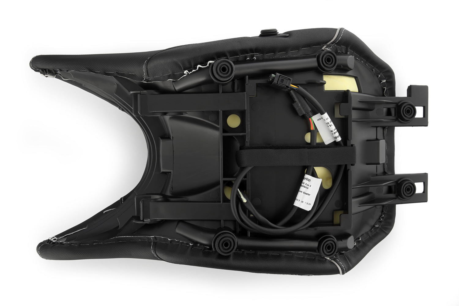 Wunderlich Rider Seat Aktivkomfort with Aftermarket Heating High | Black | BMW R 1250 RΒ -Β Β Pyramid Motorcycle Accessories