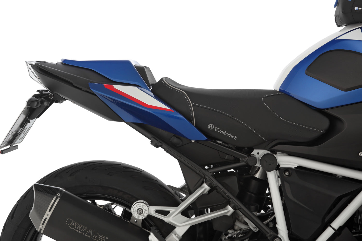 Wunderlich Rider Seat Aktivkomfort with Aftermarket Heating High | Black | BMW R 1250 GS Adventure - Pyramid Motorcycle Accessories