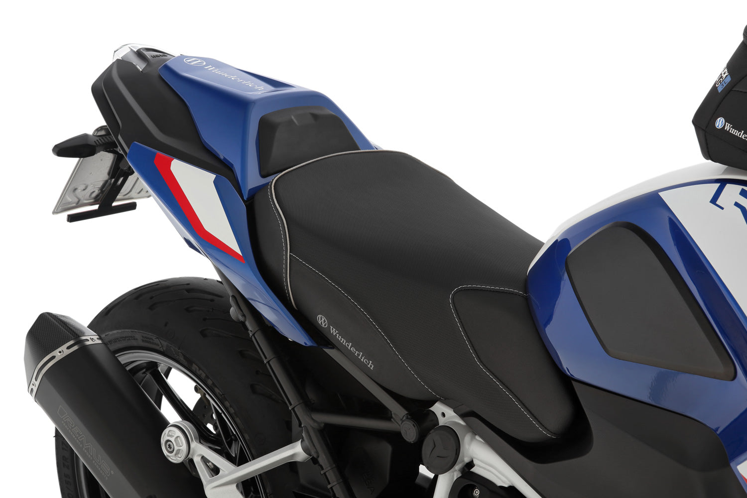 Wunderlich Rider Seat Aktivkomfort with Aftermarket Heating High | Black | BMW R 1250 GS Adventure - Pyramid Motorcycle Accessories