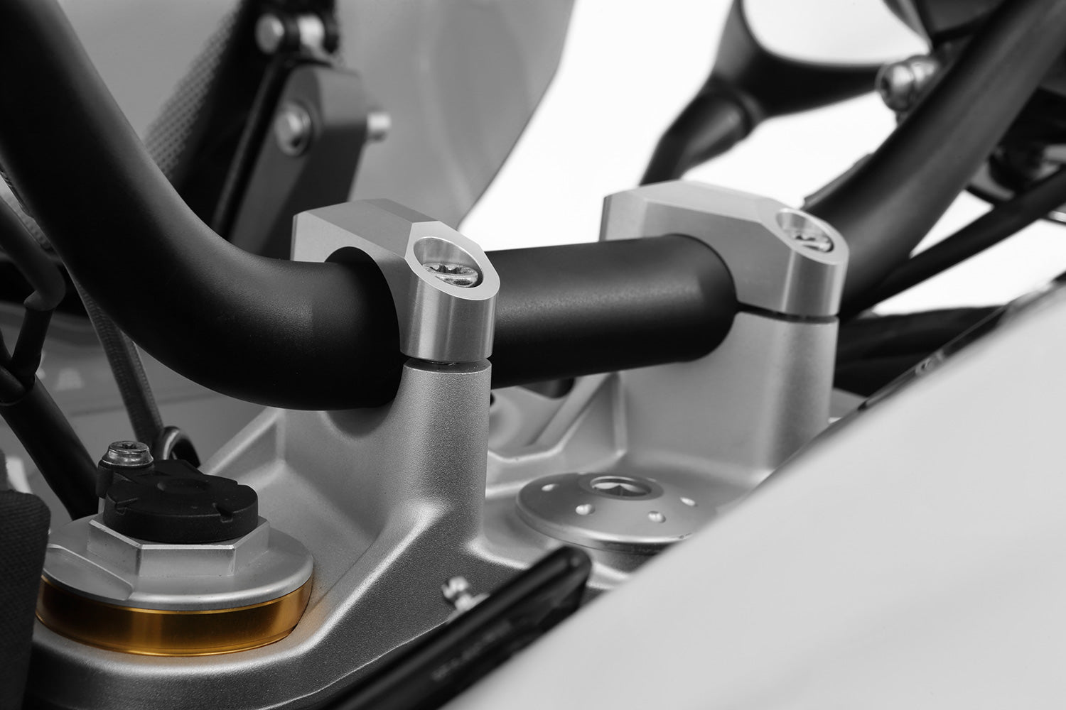 Wunderlich Handlebar Conversion | Silver | BMW R 1200 RS - Pyramid Motorcycle Accessories