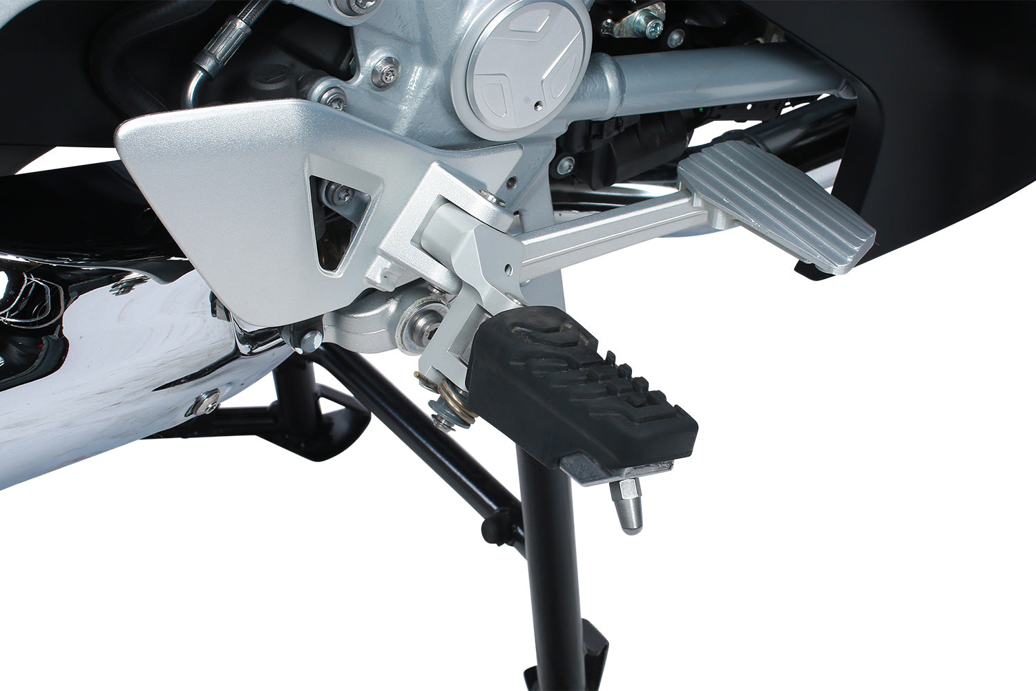 Wunderlich Ergo Rider Footrest Relocation | Silver | R 1200 RT - Pyramid Motorcycle Accessories