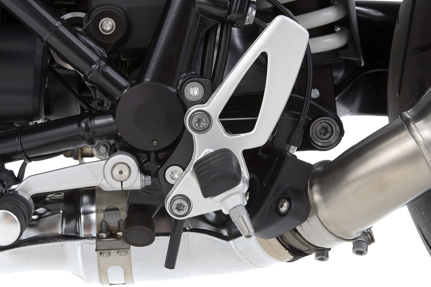 Wunderlich Ergo Footrest Lowering Kit Rider | Black - Pyramid Motorcycle Accessories