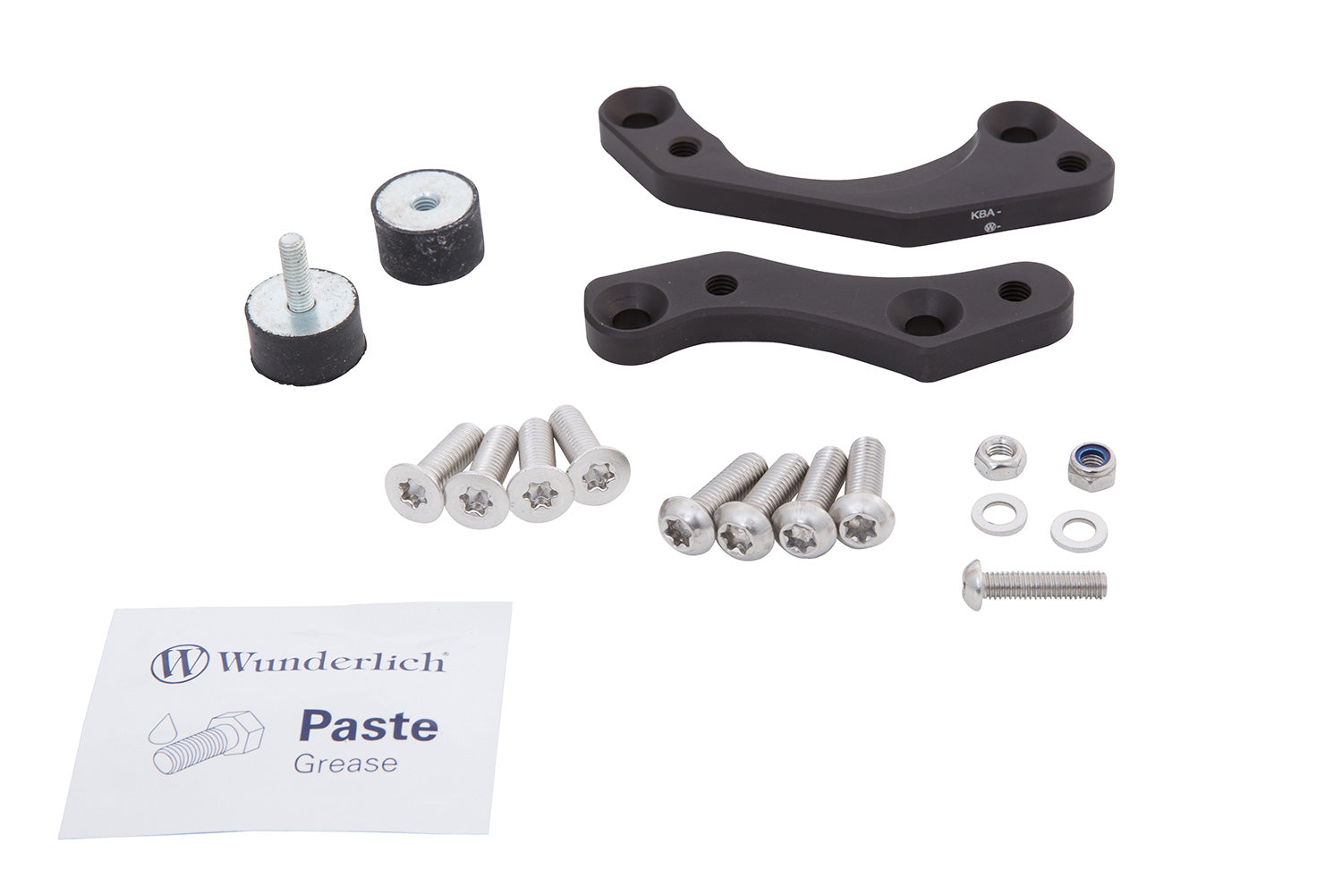 Wunderlich Ergo Footrest Lowering Kit Rider | Black - Pyramid Motorcycle Accessories