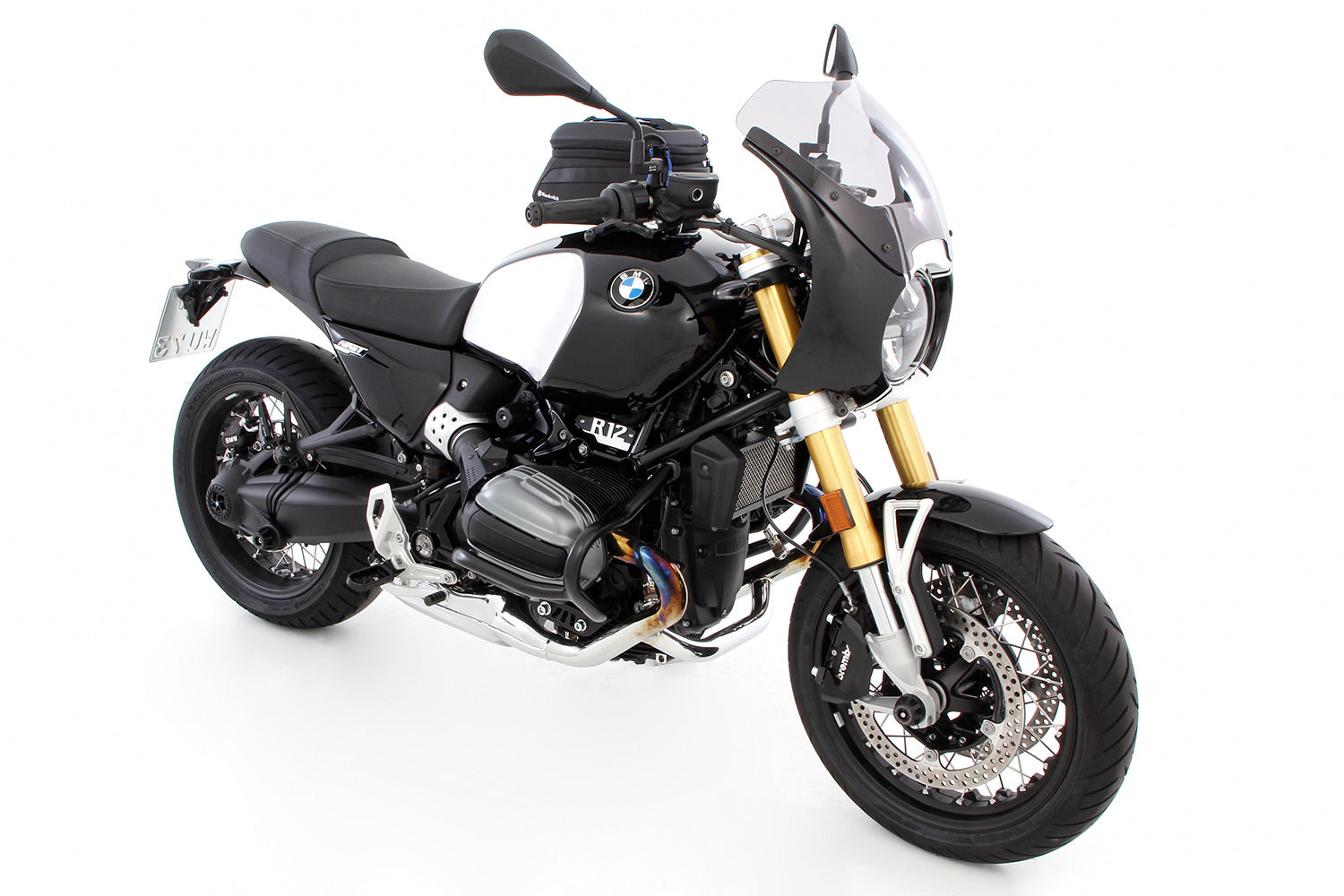 Wunderlich Engine Protection Bar Guard | BMW R12 | Black - Pyramid Motorcycle Accessories