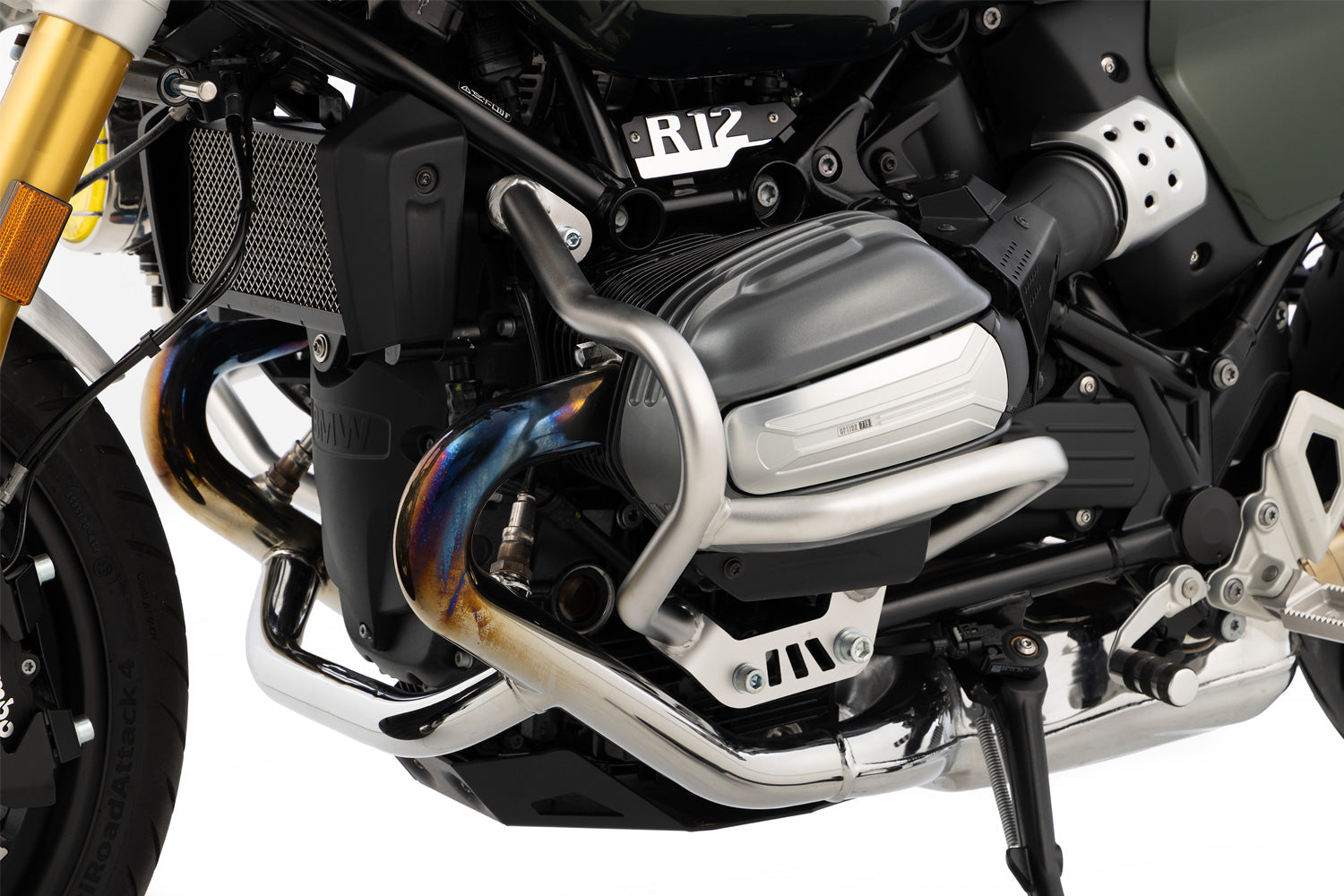 Wunderlich Engine Protection Bar Guard BMW | R 12 | Silver - Pyramid Motorcycle Accessories