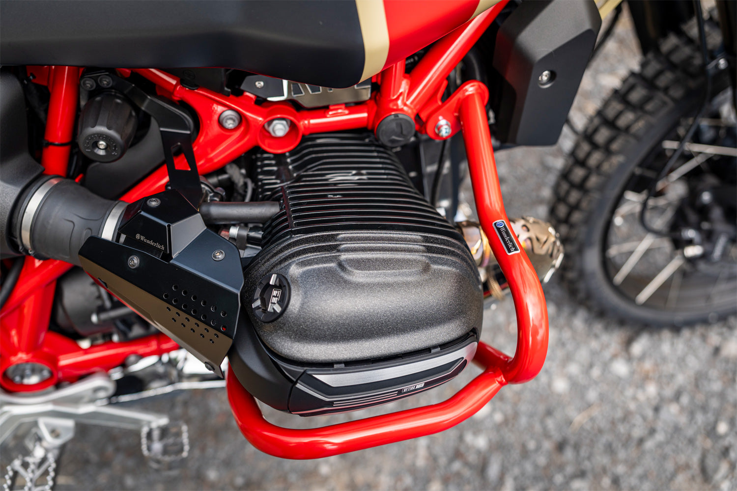 Wunderlich Widening Set For Engine Protection Bar | BMW R nineT - Pyramid Motorcycle Accessories