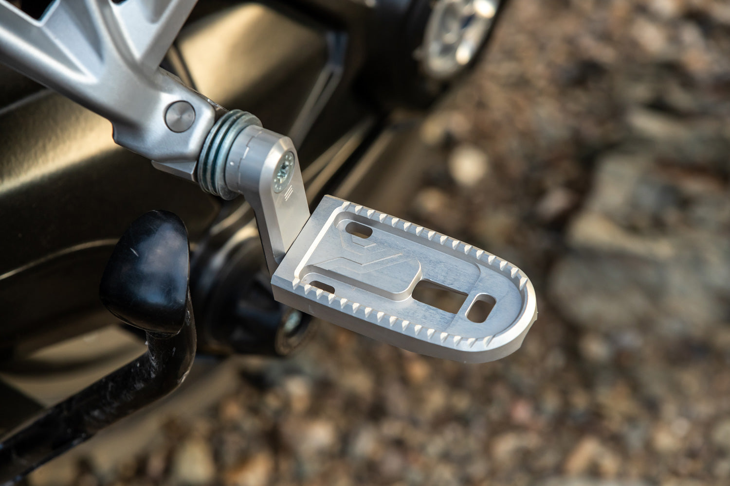 Wunderlich Vario Joint Passenger Pair | Silver - Pyramid Motorcycle Accessories