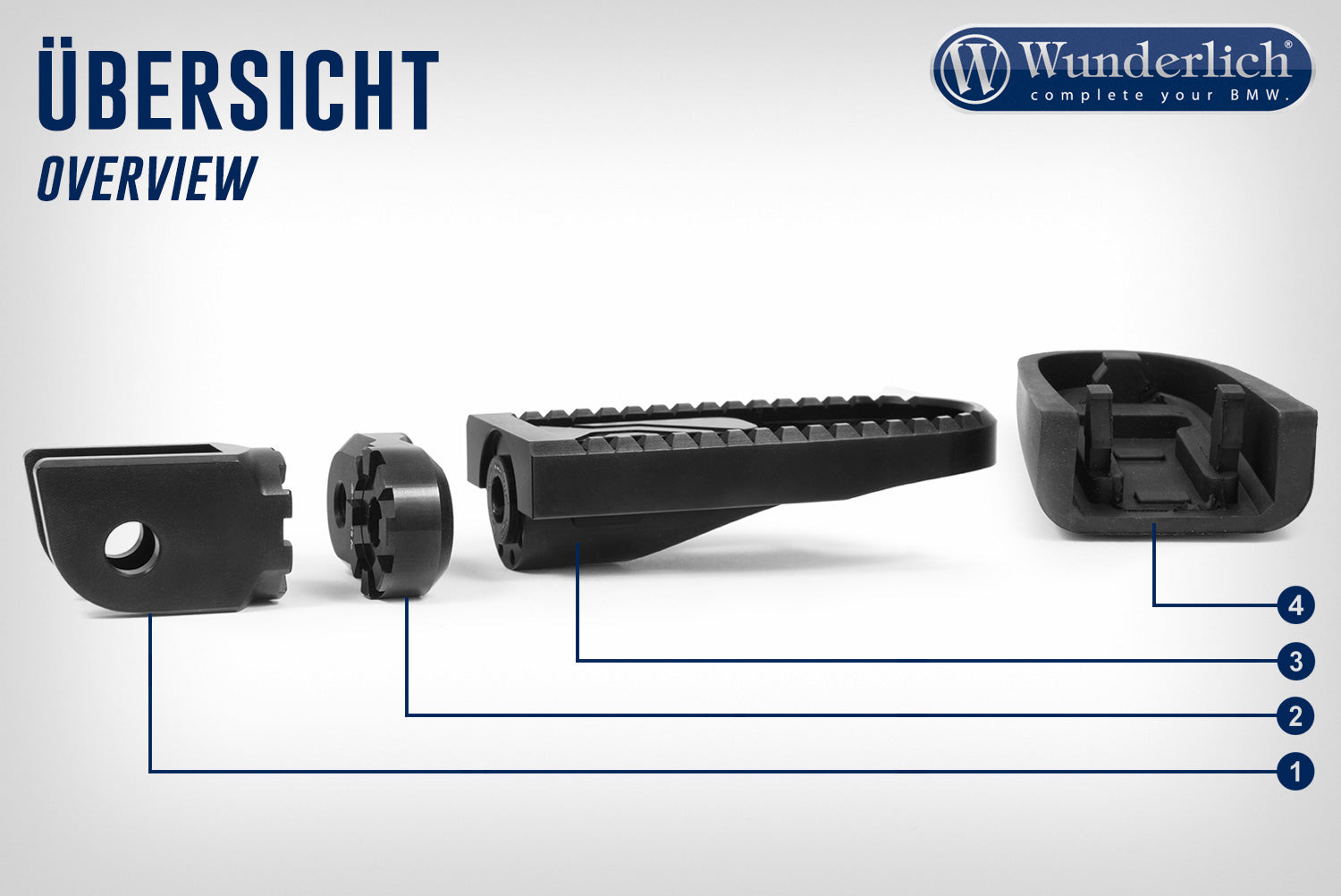 Wunderlich Vario Joint Rider Pair | Black | BMW R 1250 RT - Pyramid Motorcycle Accessories