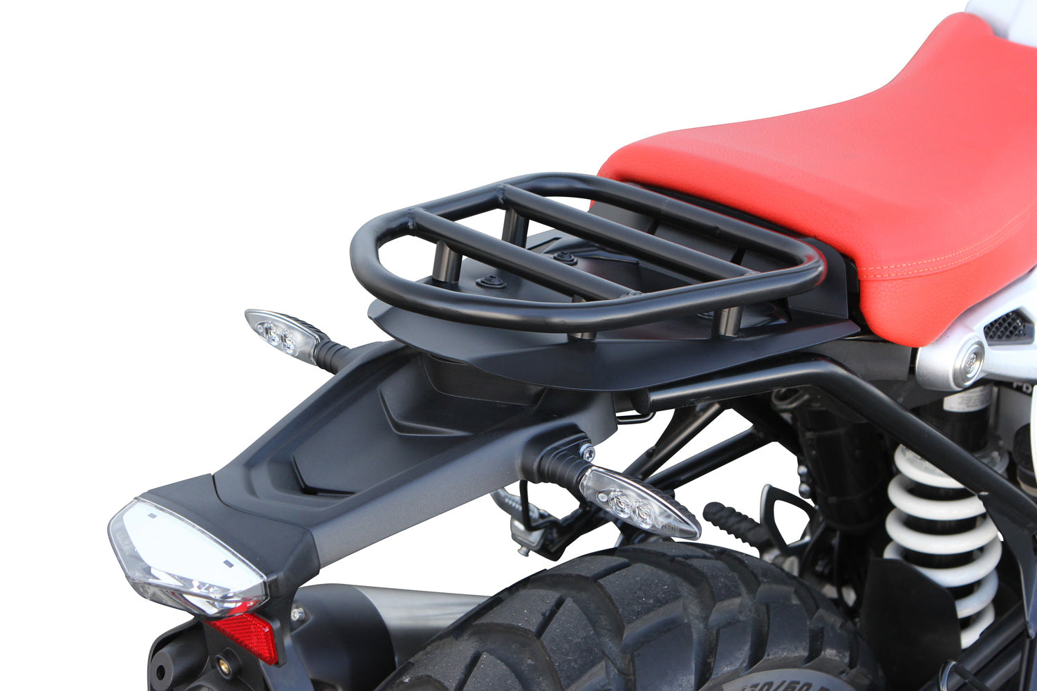 Wunderlich Pillion Luggage Rack For Solo Seat | Black | BMW F 900 GS - Pyramid Motorcycle Accessories