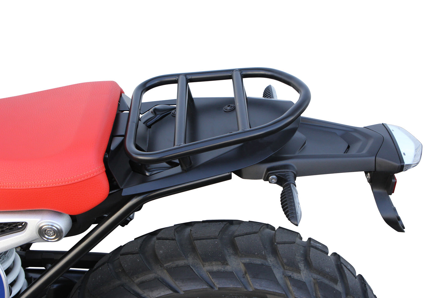 Wunderlich Pillion Luggage Rack For Solo Seat | Black | BMW F 900 GS - Pyramid Motorcycle Accessories
