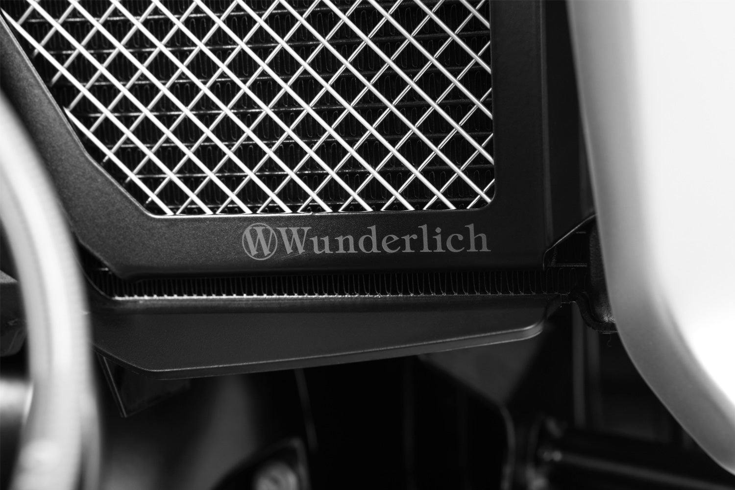 Wunderlich Protection Grille For Belly Pan | Black | BMW M 1000 R - Pyramid Motorcycle Accessories