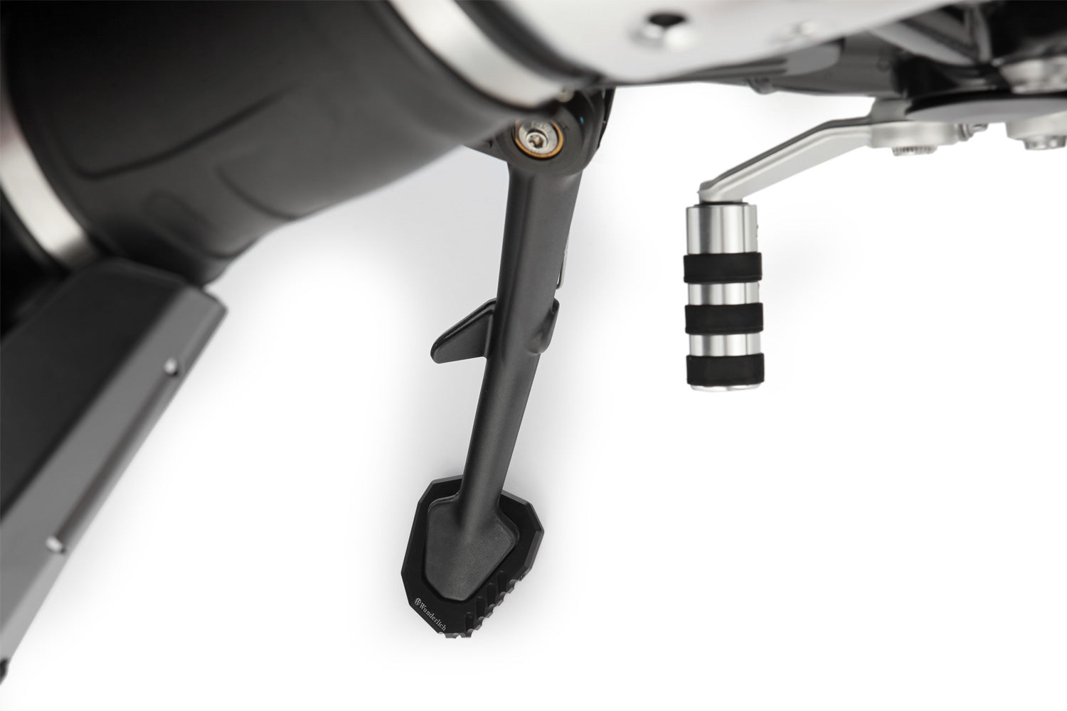 Wunderlich Side Stand Enlarger | Black | BMW S 1000 RR - Pyramid Motorcycle Accessories