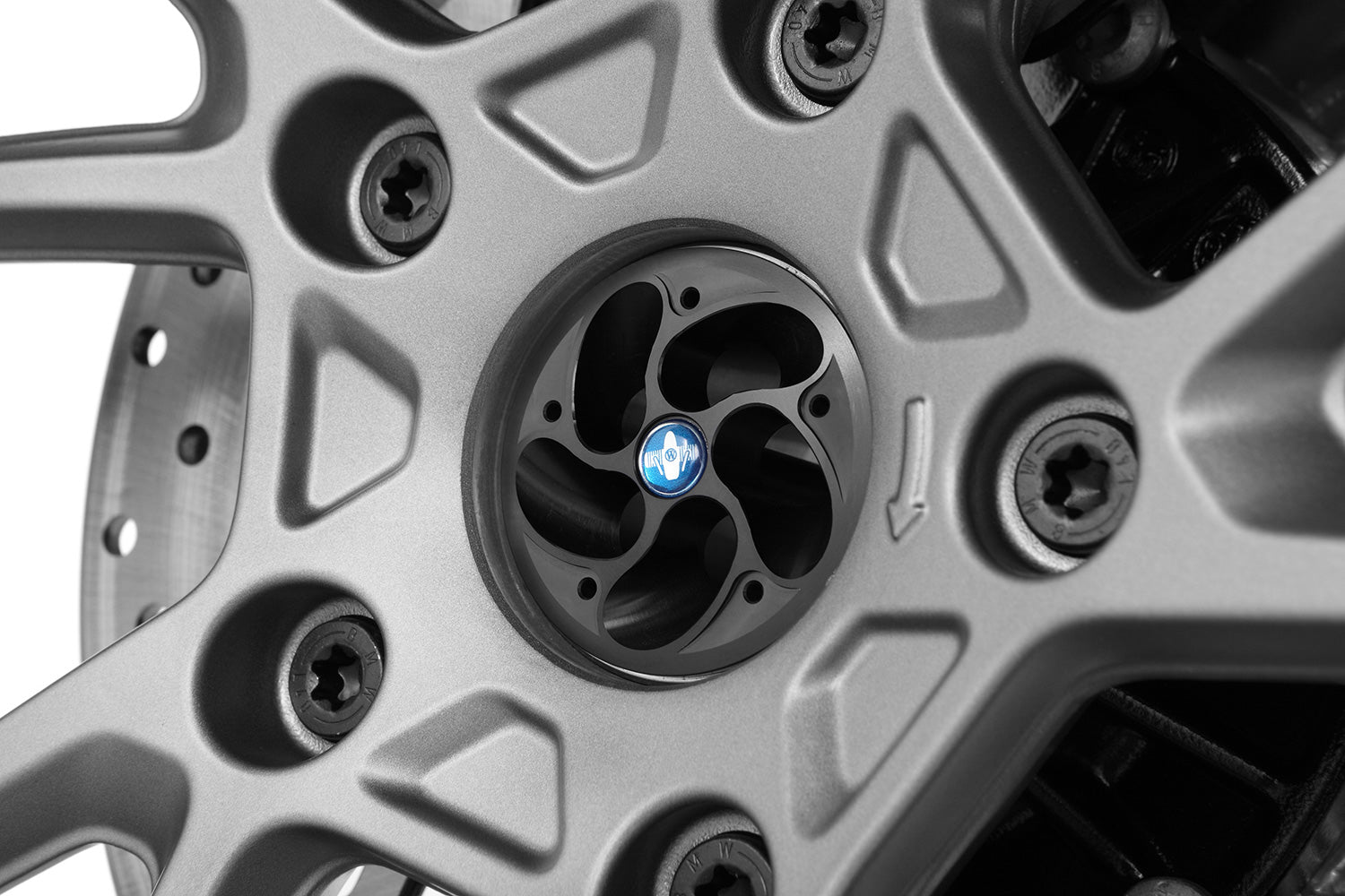 Wunderlich Hub Cover Tornado | Black | BMW R 1250 RT - Pyramid Motorcycle Accessories