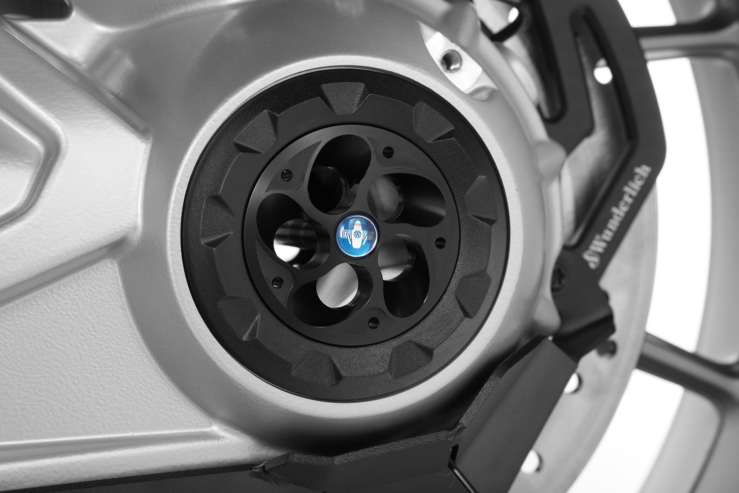 Wunderlich Hub Cover Tornado | Black | BMW R 1250 RT - Pyramid Motorcycle Accessories