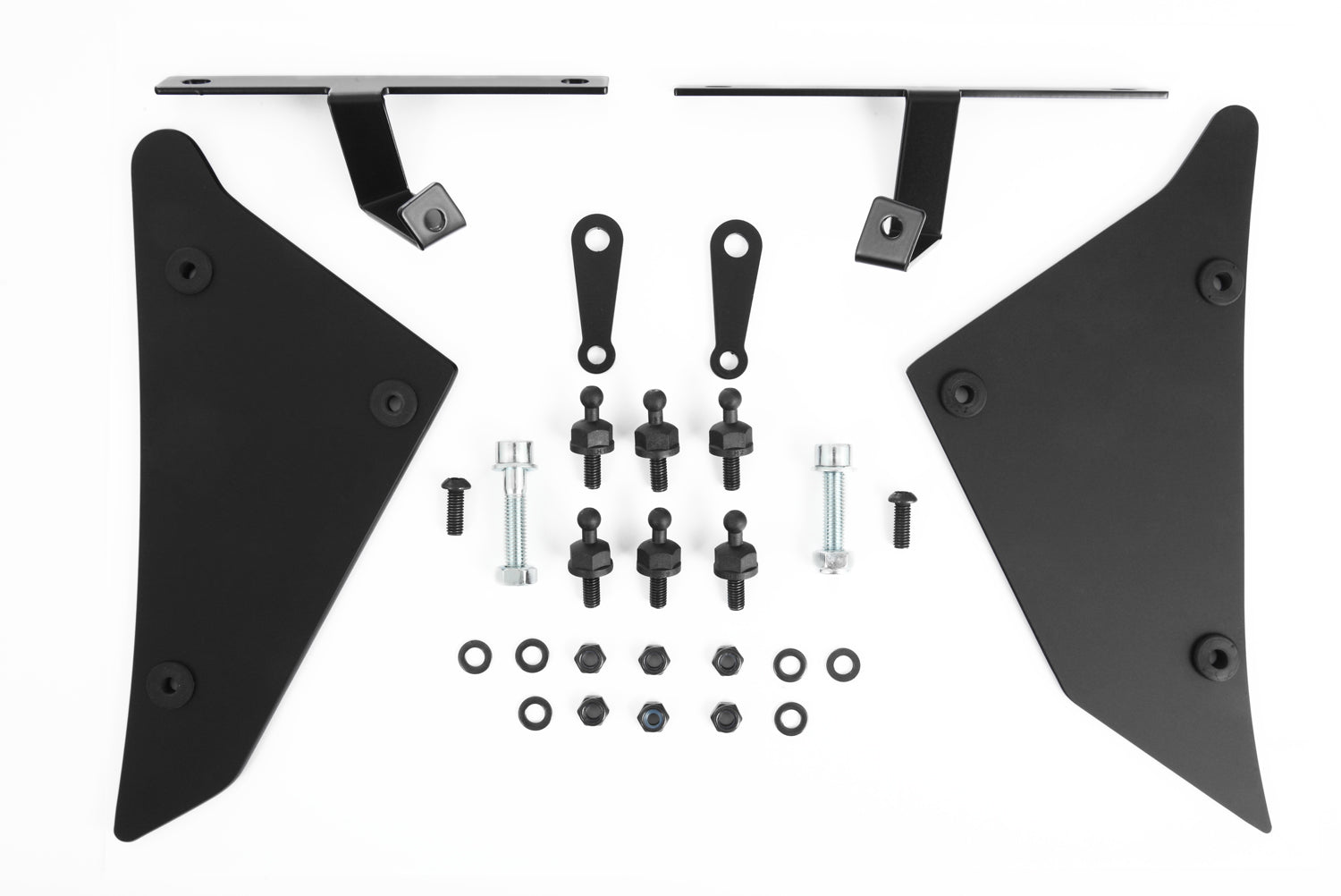 Wunderlich Side Cover Set | Black | BMW K 1600 GTL - Pyramid Motorcycle Accessories