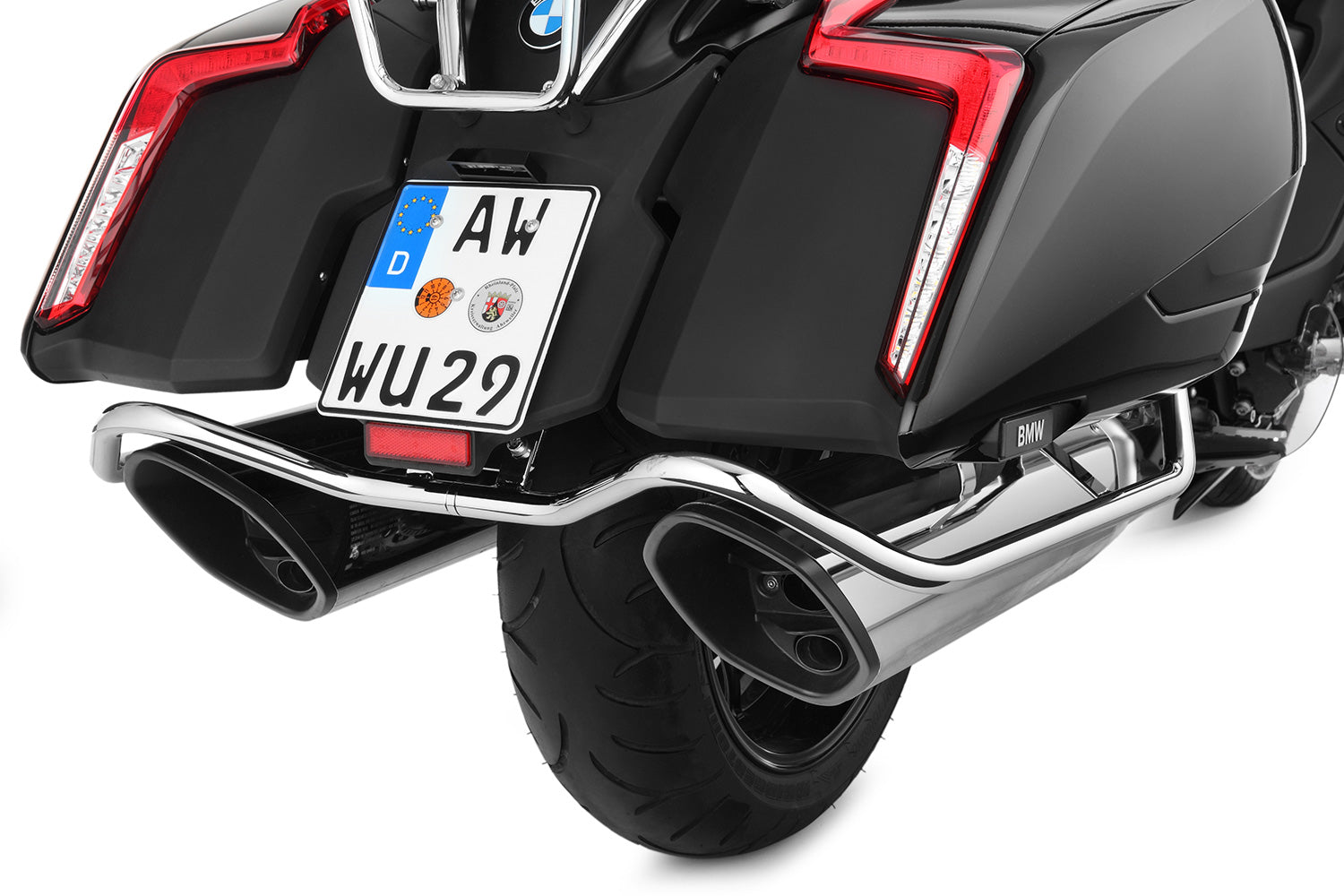 Wunderlich System Protection Bar | Chrome | BMW C 400 X - Pyramid Motorcycle Accessories