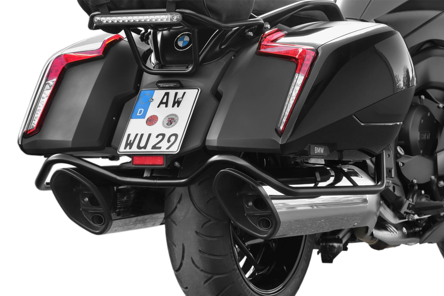 Wunderlich Case Protection Bar For Models Without Emergency System | Chromed - Pyramid Motorcycle Accessories