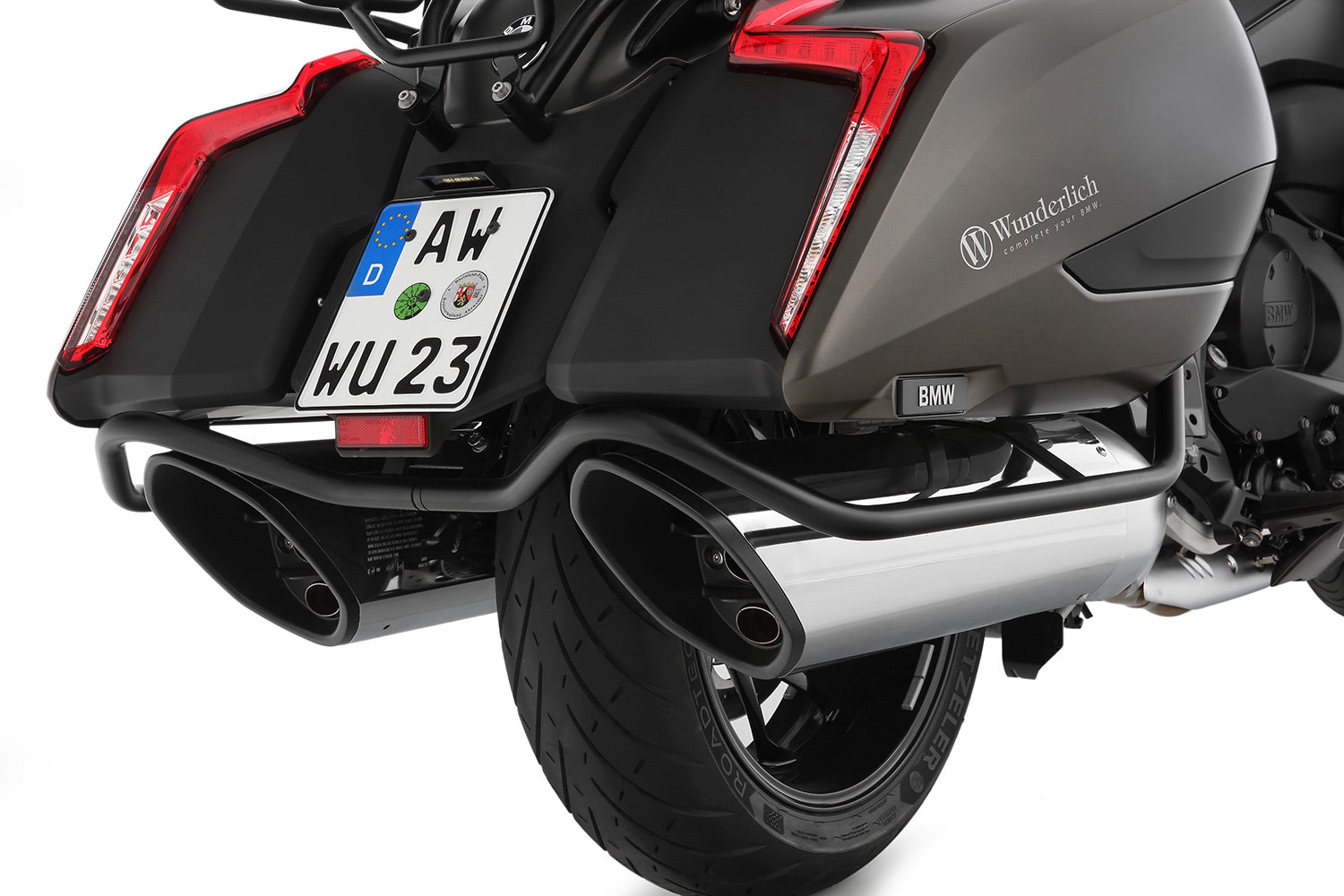 Wunderlich Case Protection Bar For Models Without Emergency System | Black - Pyramid Motorcycle Accessories