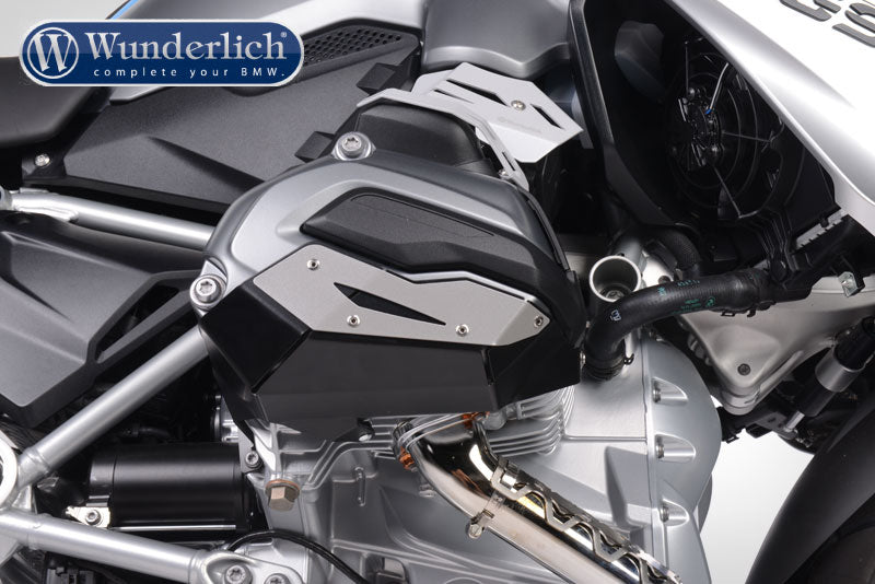 Wunderlich Valve Cover & Cylinder Protectors Extreme Left and Right | Black - Pyramid Motorcycle Accessories