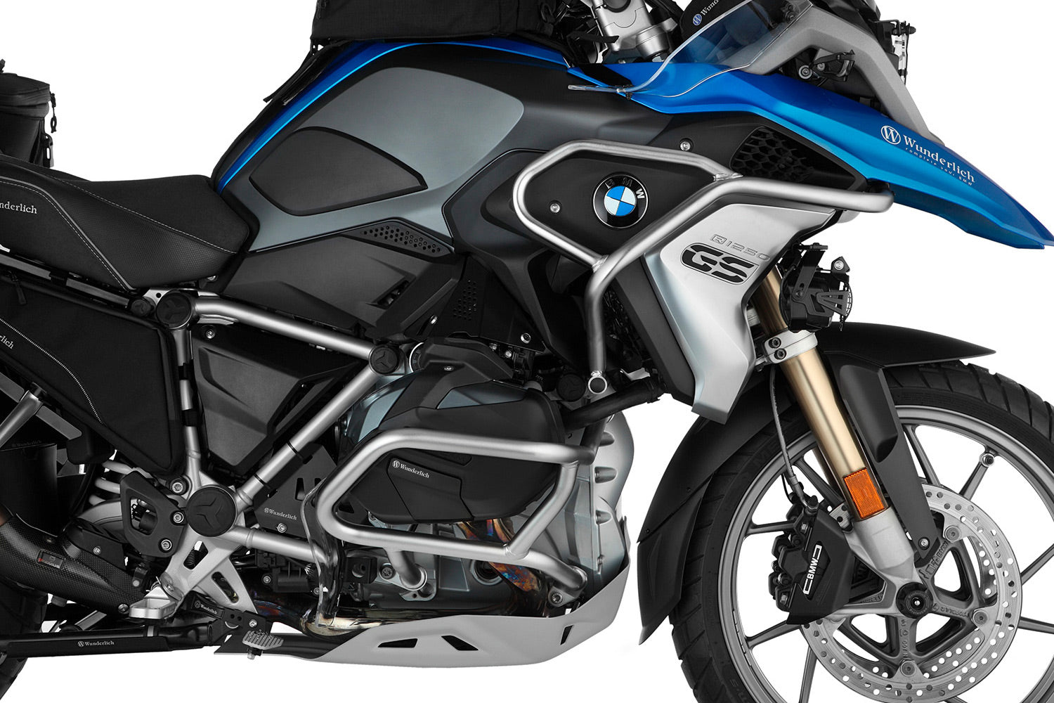 Wunderlich Valve Cover and Cylinder Protectors | Black | BMW R 12 - Pyramid Motorcycle Accessories