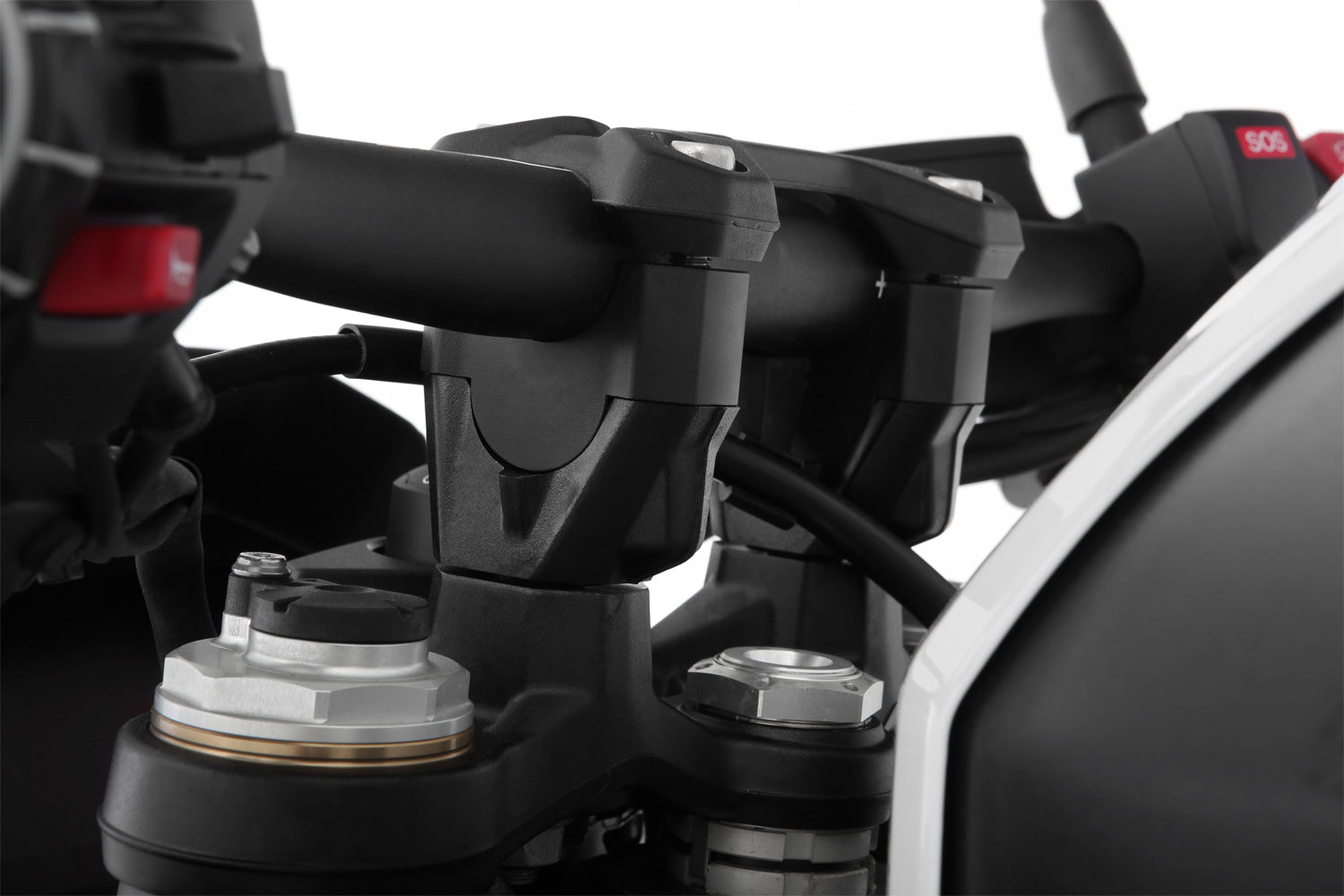 Wunderlich Sportergo Handlebar Riser 25mm | Black | S 1000 R - Pyramid Motorcycle Accessories