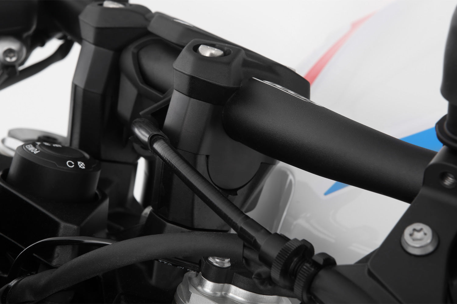 Wunderlich Sportergo Handlebar Riser 25mm | Black | S 1000 R - Pyramid Motorcycle Accessories