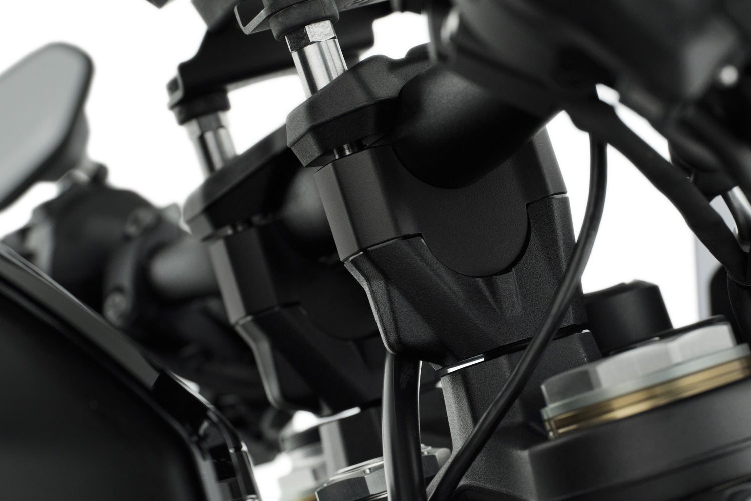 Wunderlich Sportergo Handlebar Riser 25mm | Black | S 1000 R - Pyramid Motorcycle Accessories