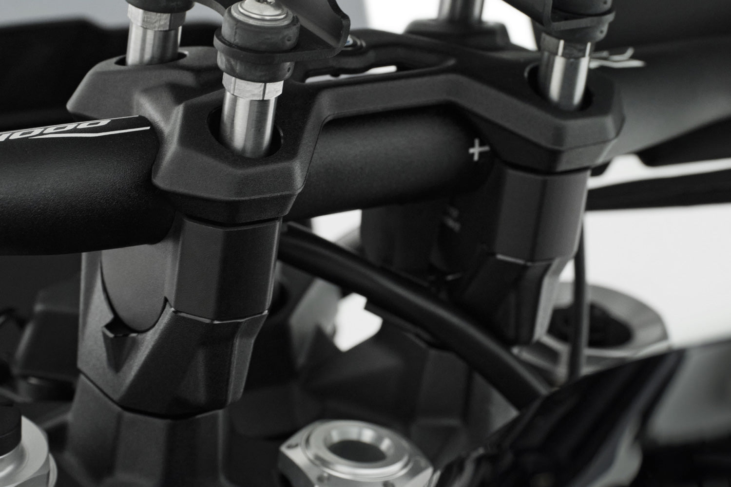 Wunderlich Sportergo Handlebar Riser 25mm | Black | S 1000 R - Pyramid Motorcycle Accessories