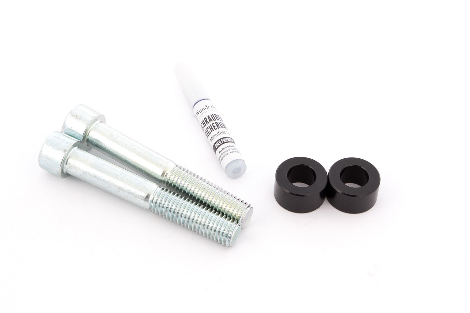 Wunderlich Adapter For Handlebar End Mirror Set | Black - Pyramid Motorcycle Accessories
