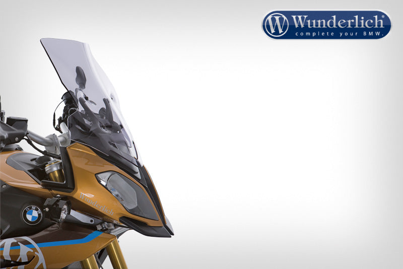 Wunderlich Touring Windshield Marathon | Light Smoke | BMW S 1000 XR - Pyramid Motorcycle Accessories