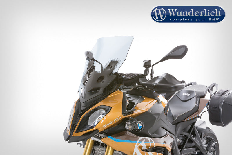 Wunderlich Touring Windshield Marathon | Light Smoke | BMW S 1000 XR - Pyramid Motorcycle Accessories
